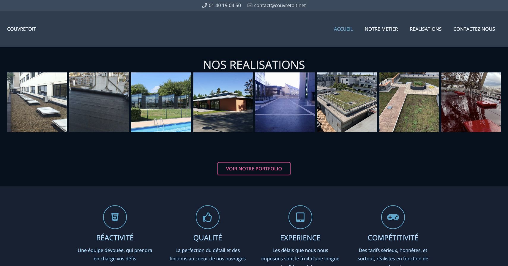 Capture du site de Couvretoit